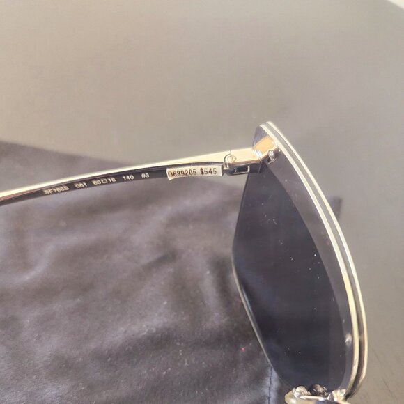 Salvatore Ferragamo Cat Eye Sunglasses - Picture 5 of 6
